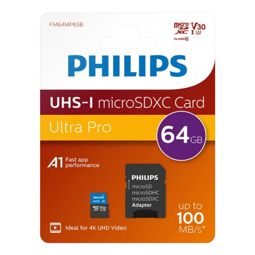 Philips Micro SDXC UHS-I U3 Card