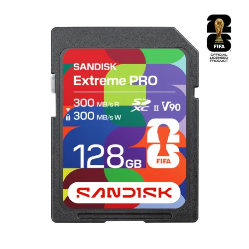 SANDISK SD UHS-II Card: FIFA World Cup 2026™ Edition - 128GB, SDXC